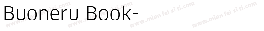 Buoneru Book字体转换